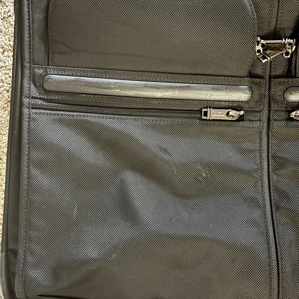 Tumi Alpha 2 Luggage Black Wheeled Carry on Garment Bag